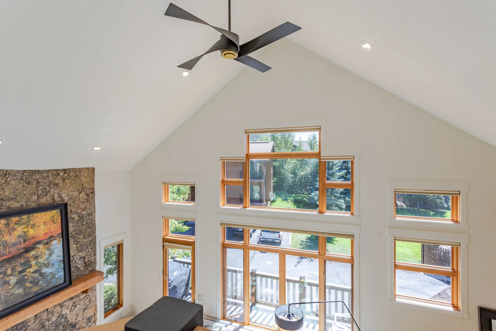 Vaulted loft over the great room