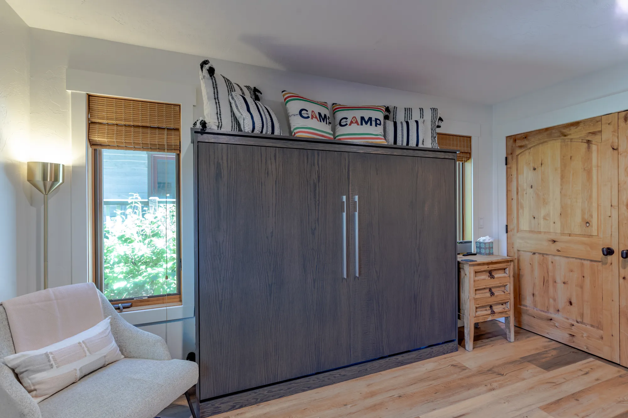 Office Murphy bed — sleeps two